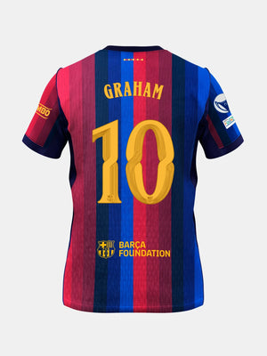 GRAHAM | UWCL Maillot femme domicile 26/27 FC Barcelona - Édition Joueur