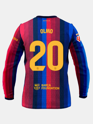 DANI OLMO | La Liga Maillot homme domicile 26/27 FC Barcelona - Manches longues