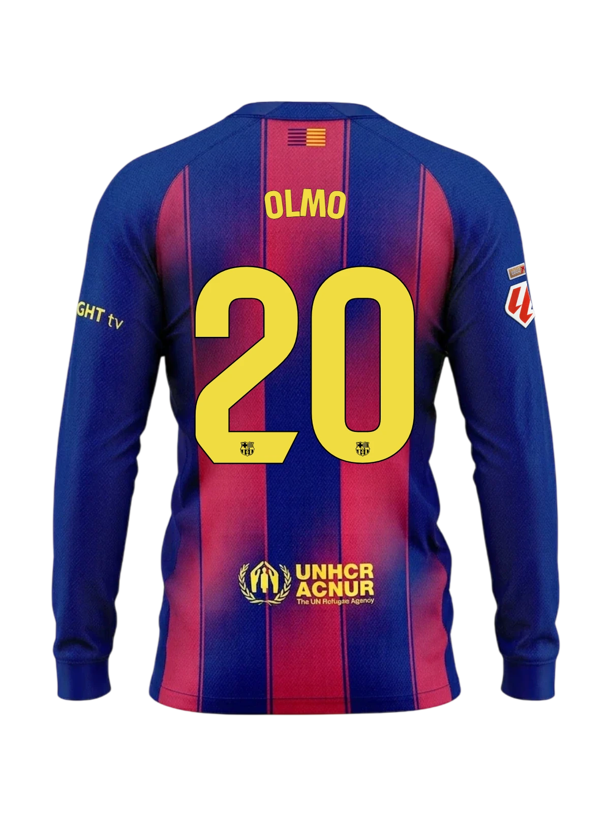 OLMO | La Liga Maillot homme domicile 25/26 FC Barcelona Manches longues