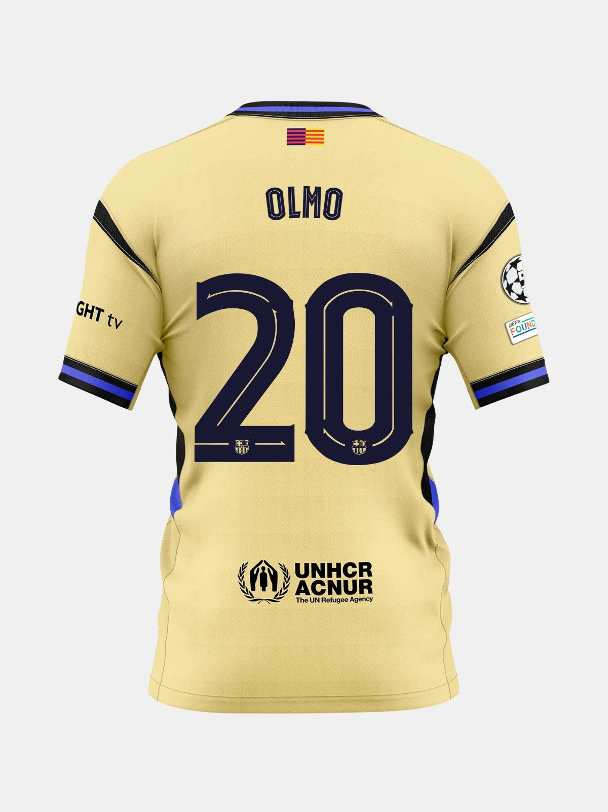 OLMO | UCL Camiseta mujer segunda equipación 25/26 FC Barcelona x Kobe Bryant