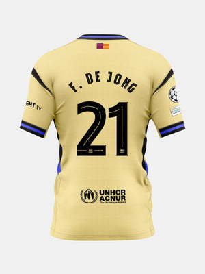 F. DE JONG | UCL Junior away jersey 25/26 FC Barcelona x Kobe Bryant