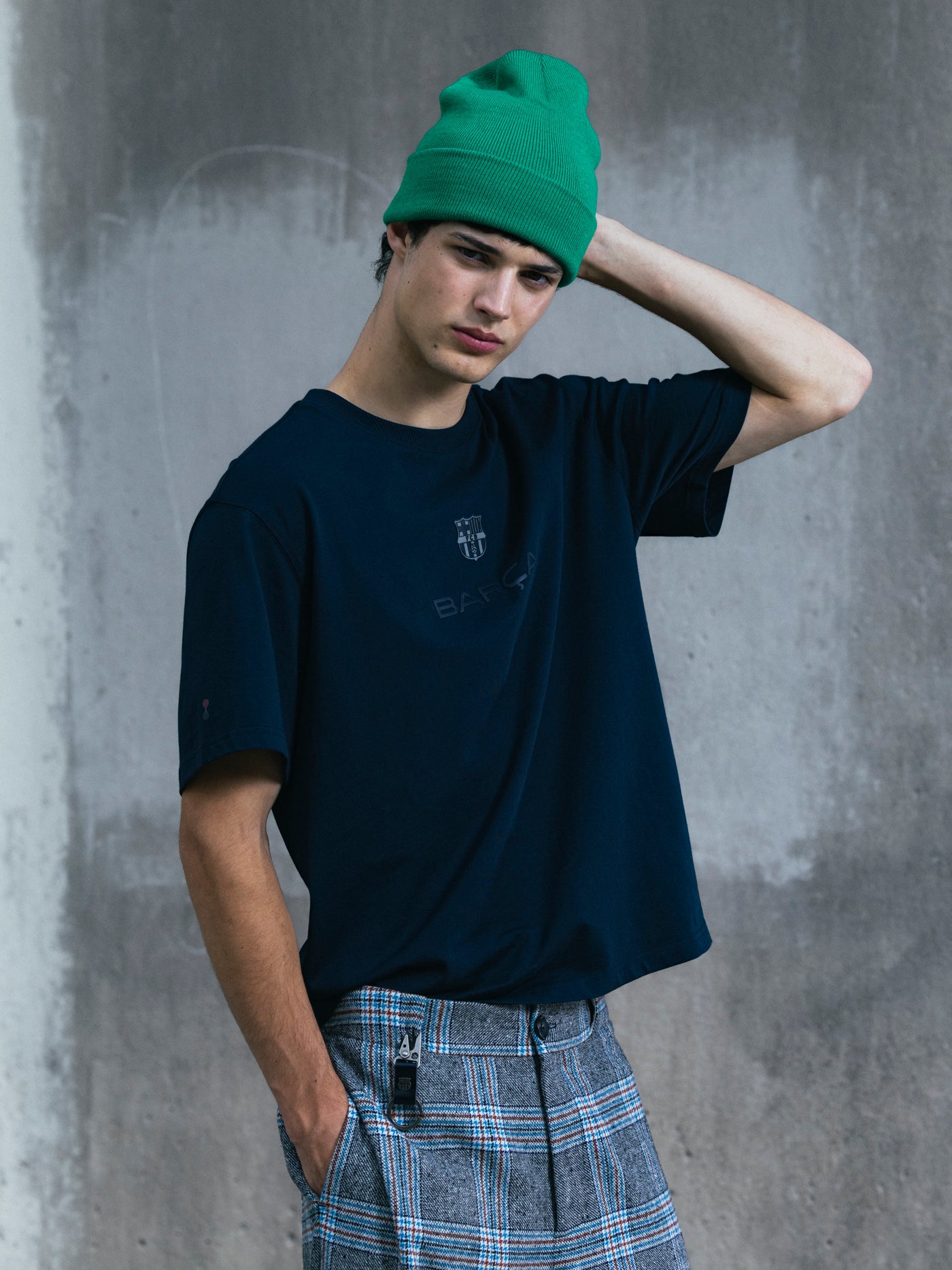 T-shirt bleu marine Barça Organic Goals