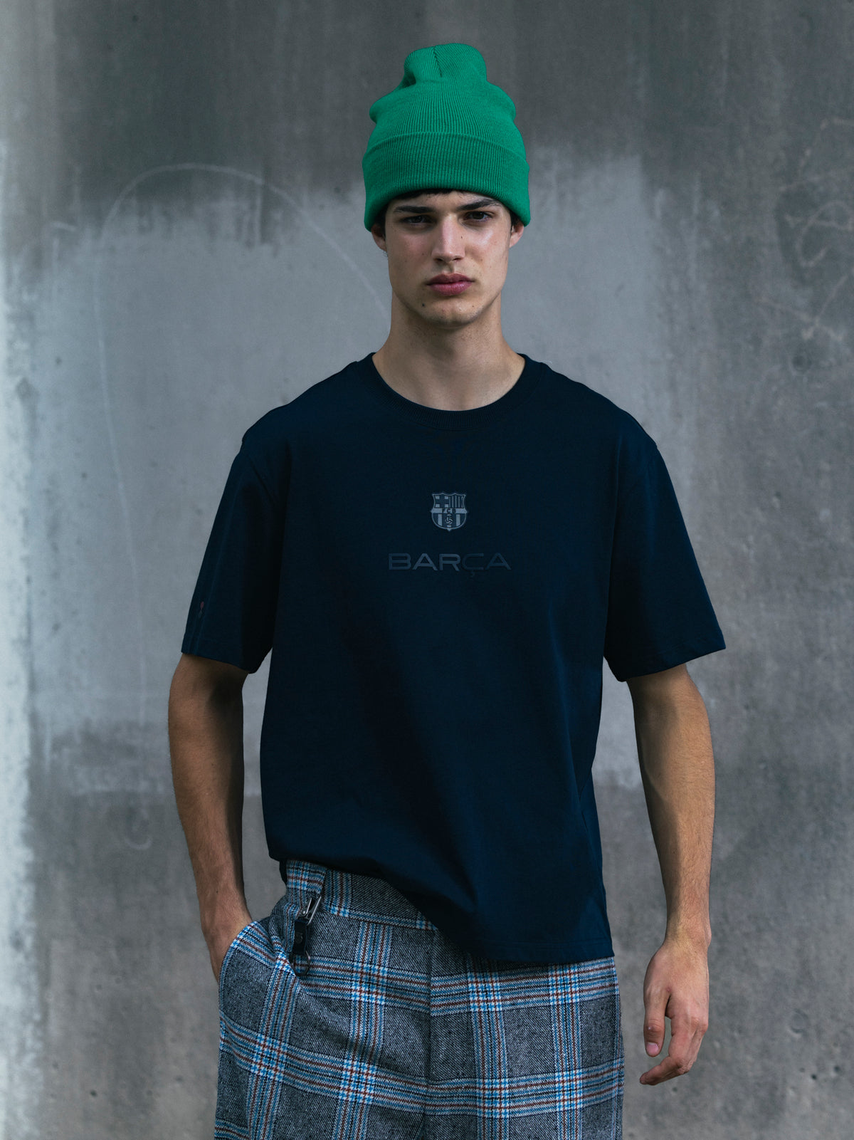 Camiseta azul marino Barça Organic Goals