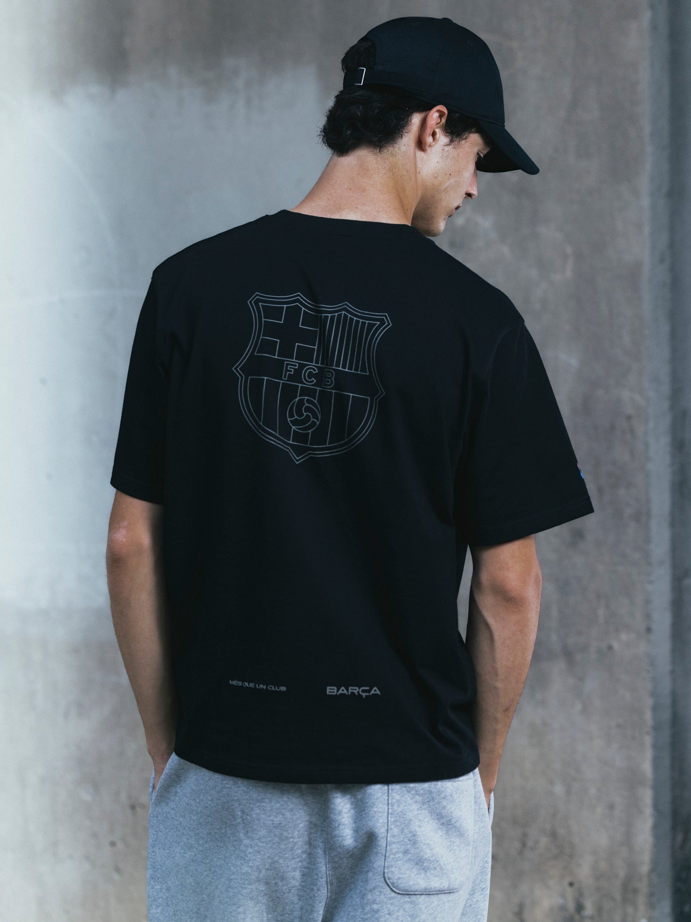 T-shirt Black Barça Organic Goals