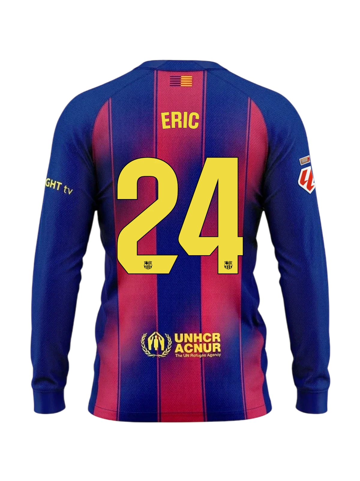 ERIC | La Liga Men's home jersey 25/26 FC Barcelona Long-sleeve Long-sleeve