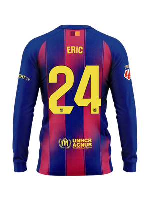 ERIC | La Liga Men's home jersey 25/26 FC Barcelona Long-sleeve Long-sleeve
