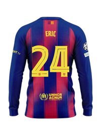 ERIC | UCL Men's home jersey 25/26 FC Barcelona Long-sleeve Long-sleeve