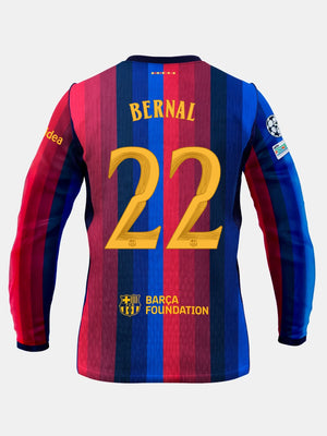 MARC BERNAL | UCL Samarreta home primer equipament 26/27 FC Barcelona - Màniga llarga