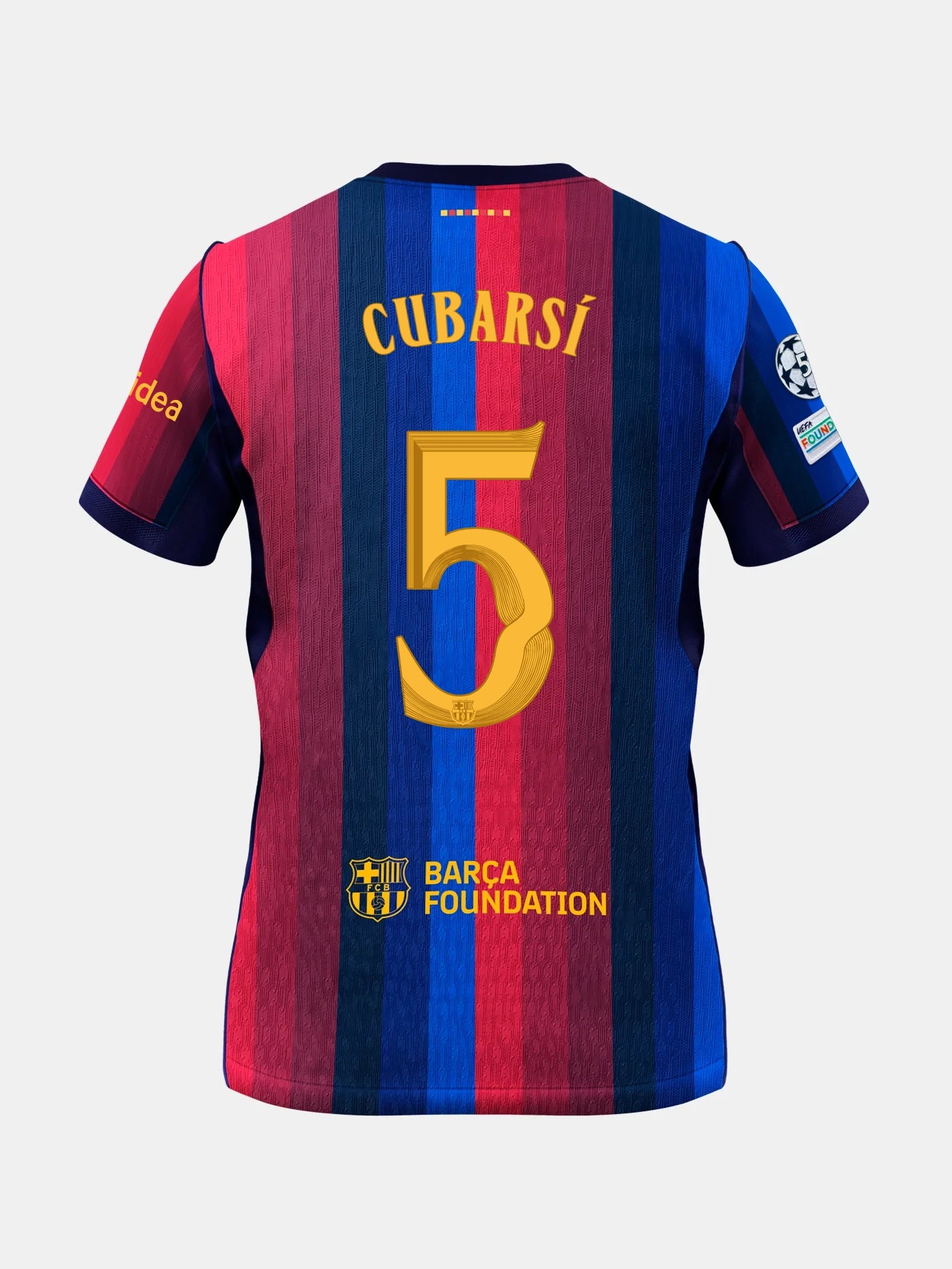 CUBARSÍ | UCL Men's home jersey 26/27 FC Barcelona - Player Edition