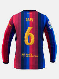GAVI | UCL Maillot homme domicile 26/27 FC Barcelona - Manches longues