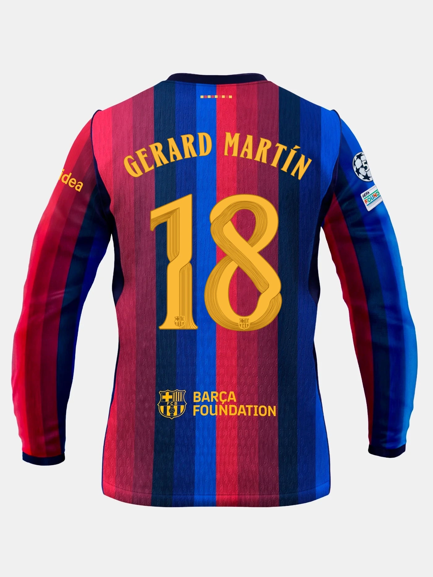GERARD MARTIN | UCL Men's home jersey 26/27 FC Barcelona - Long Sleeve