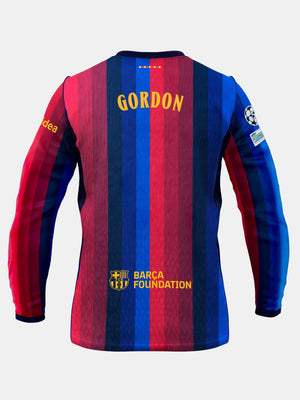 GORDON | UCL Maillot homme domicile 26/27 FC Barcelona - Manches longues