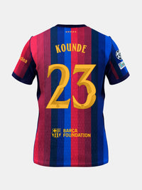 KOUNDE | UCL Camiseta hombre primera equipación 26/27 FC Barcelona - Edición Jugador
