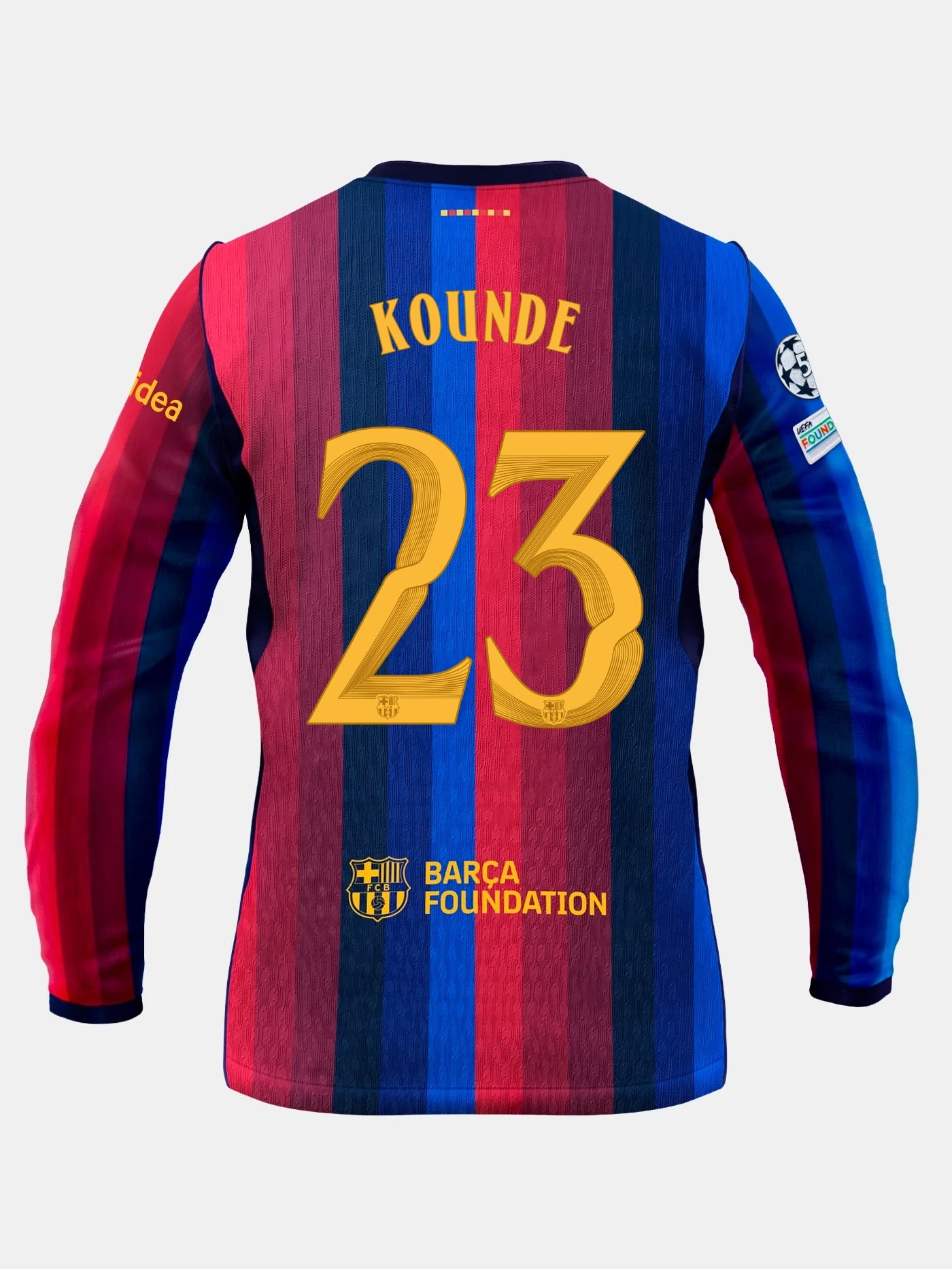 KOUNDE | UCL Maillot homme domicile 26/27 FC Barcelona - Manches longues