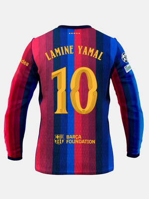LAMINE YAMAL | UCL Maillot homme domicile 26/27 FC Barcelona - Manches longues