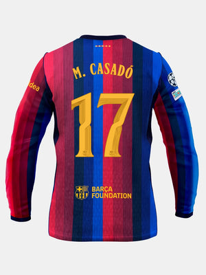 M. CASADÓ | UCL Maillot homme domicile 26/27 FC Barcelona - Manches longues