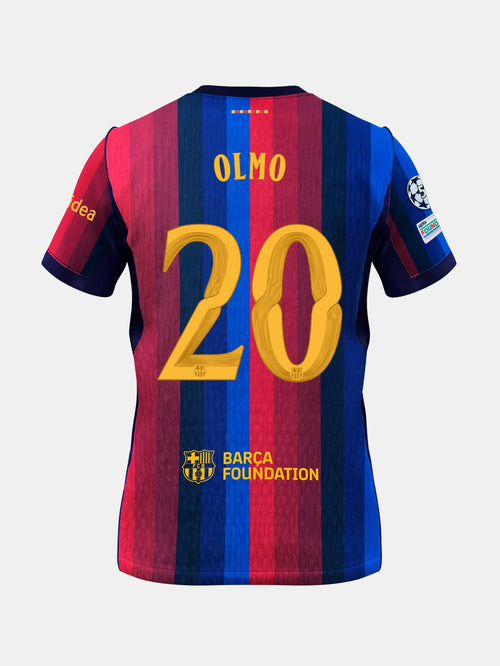 DANI OLMO | UCL Junior's home jersey 26/27 FC Barcelona – Barça