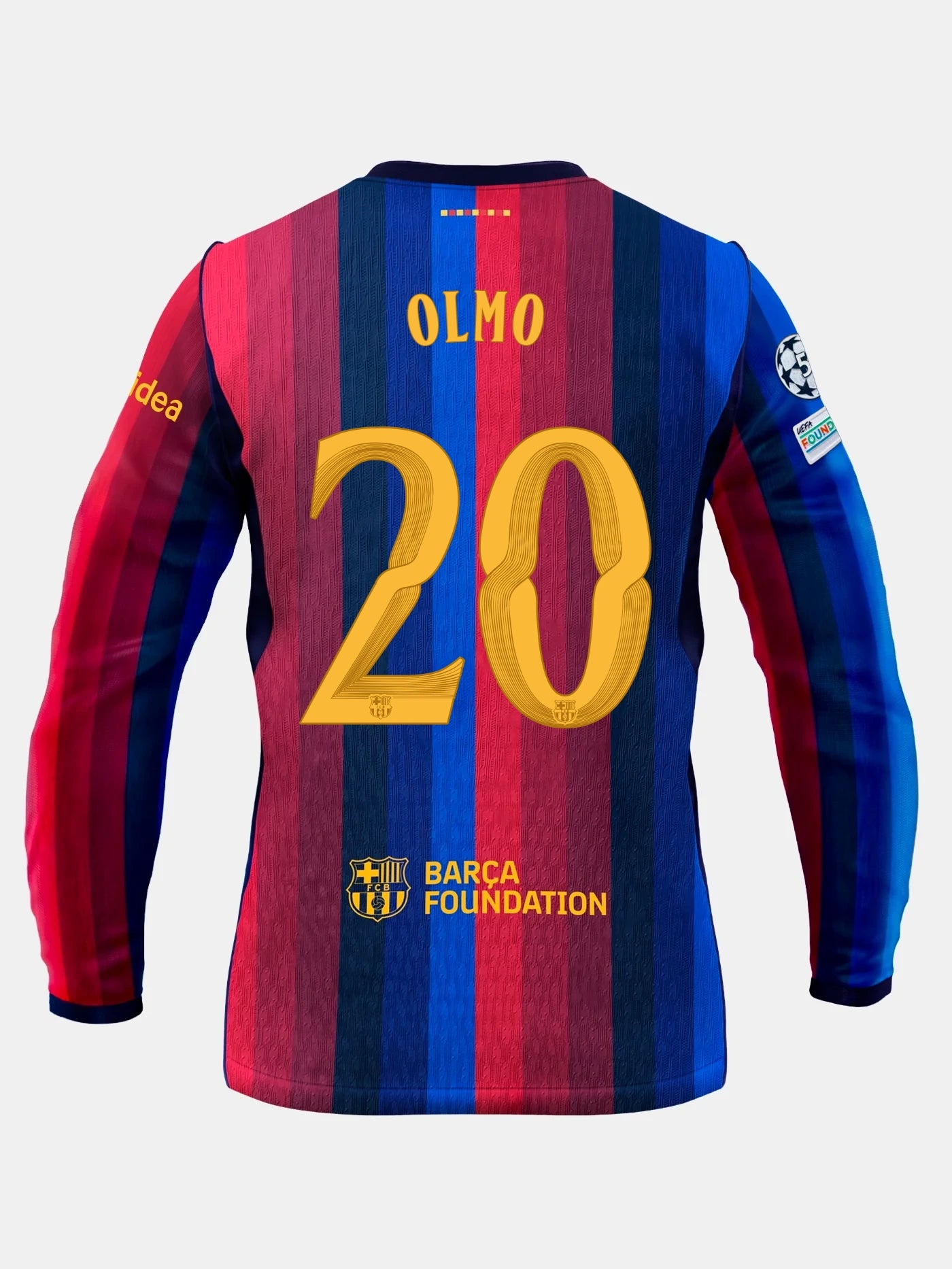 DANI OLMO | UCL Men's home jersey 26/27 FC Barcelona - Long Sleeve