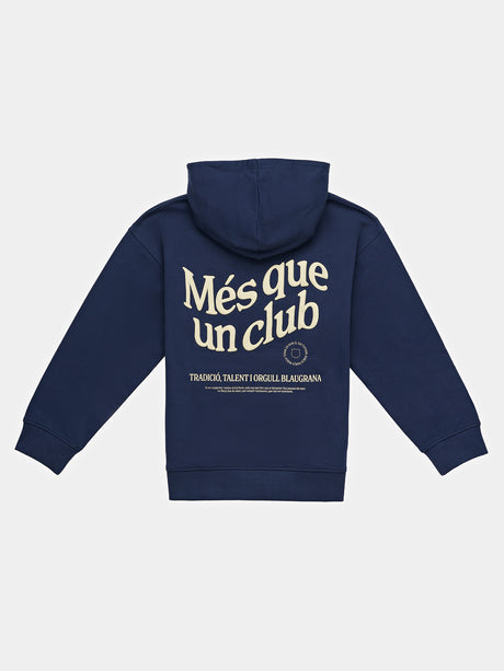 Hoodie Junior Navy Core Barça