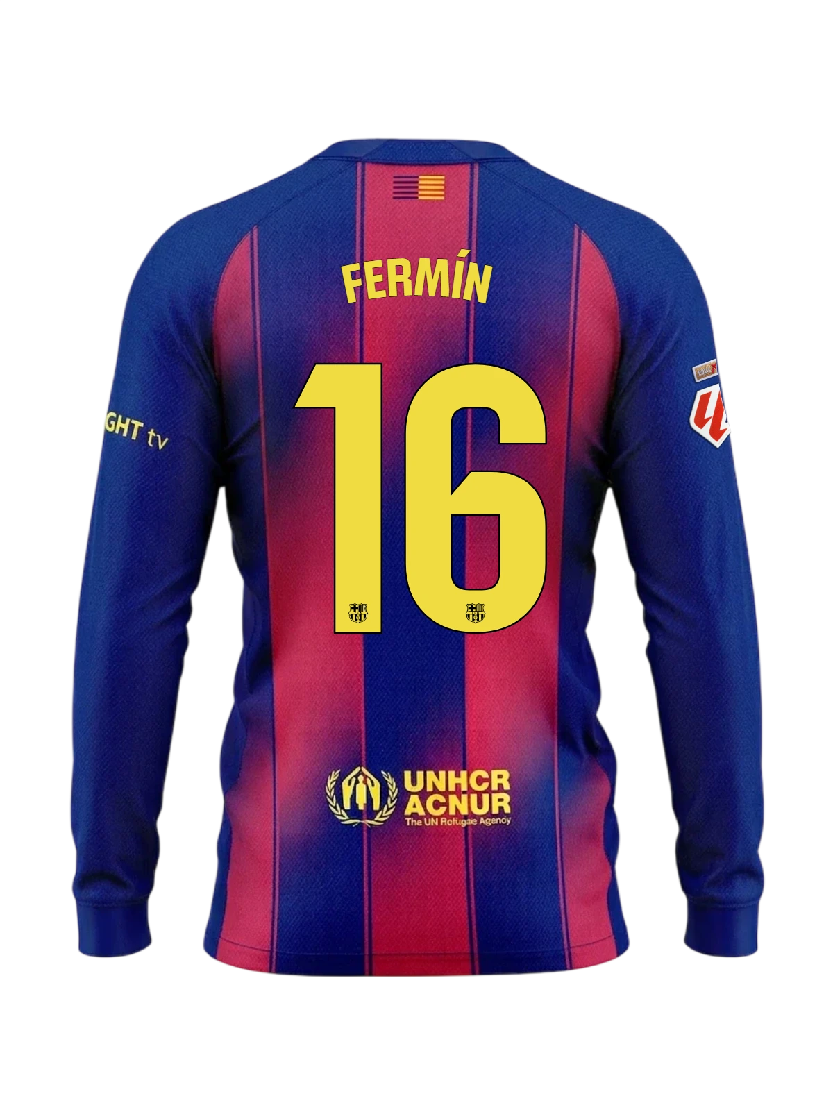 FERMÍN | La Liga Men's home jersey 25/26 FC Barcelona Long-sleeve Long-sleeve