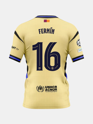 FERMÍN | UCL Maillot femme extérieur 25/26 FC Barcelona x Kobe Bryant