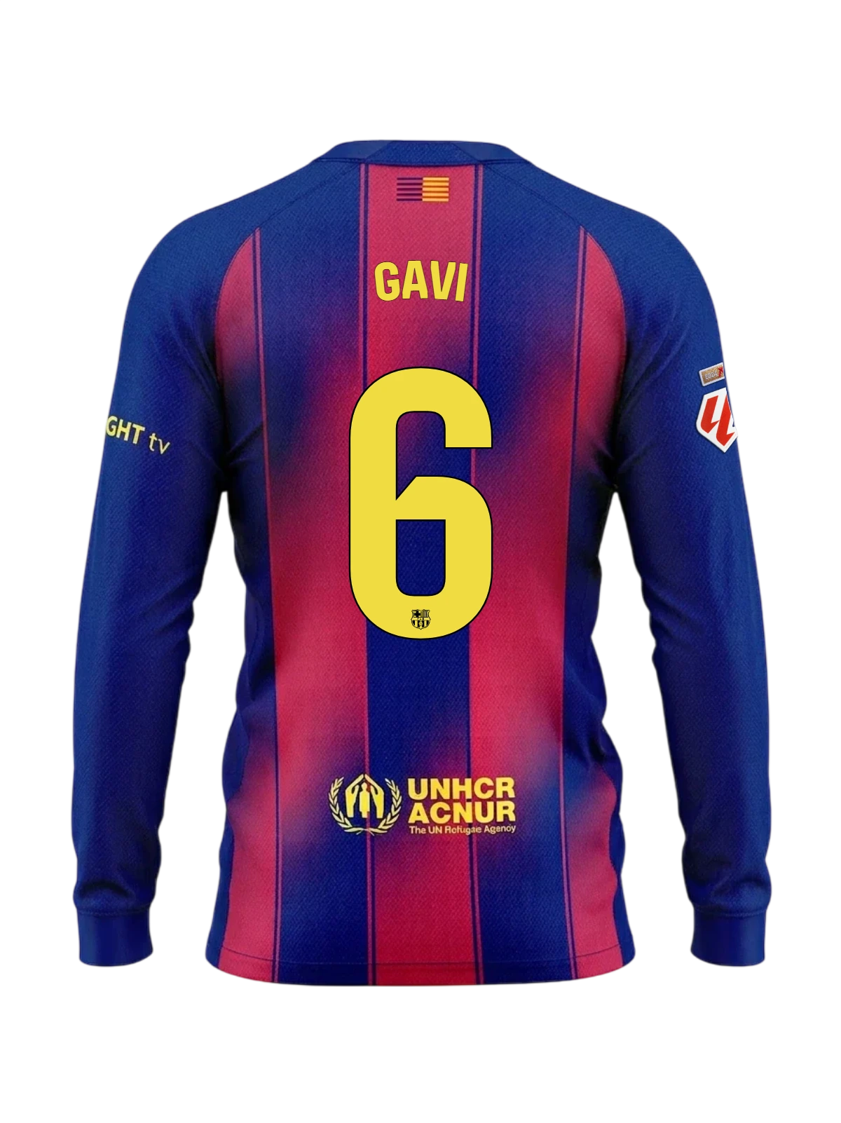 GAVI | La Liga Men's home jersey 25/26 FC Barcelona Long-sleeve Long-sleeve