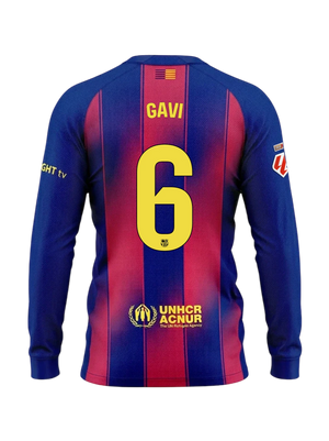 GAVI | La Liga Maillot homme domicile 25/26 FC Barcelona Manches longues