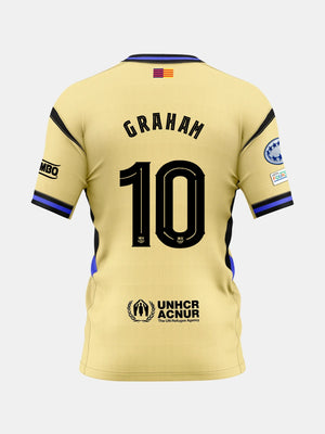 GRAHAM | UWCL Maillot femme extérieur 25/26 FC Barcelona x Kobe Bryant