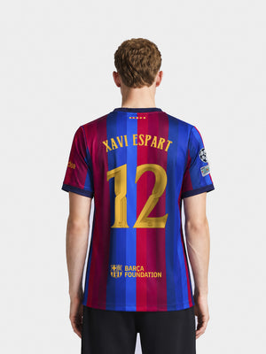 XAVI ESPART | UCL Men's home jersey 26/27 FC Barcelona