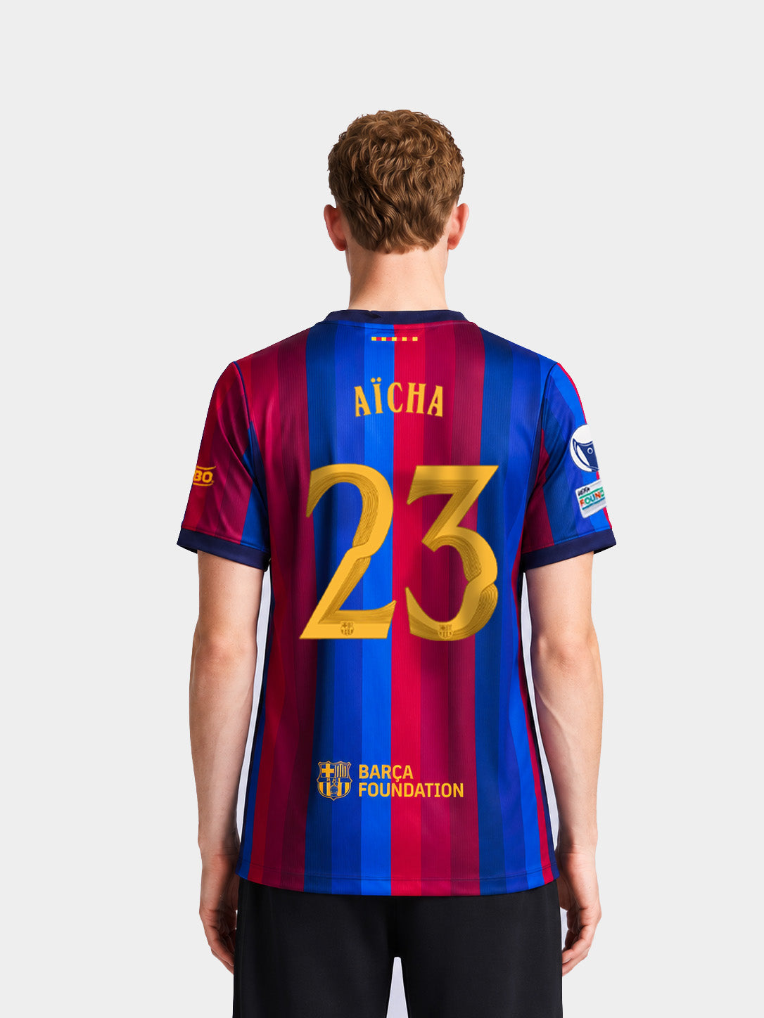 AICHA | UWCL Men's home jersey 26/27 FC Barcelona