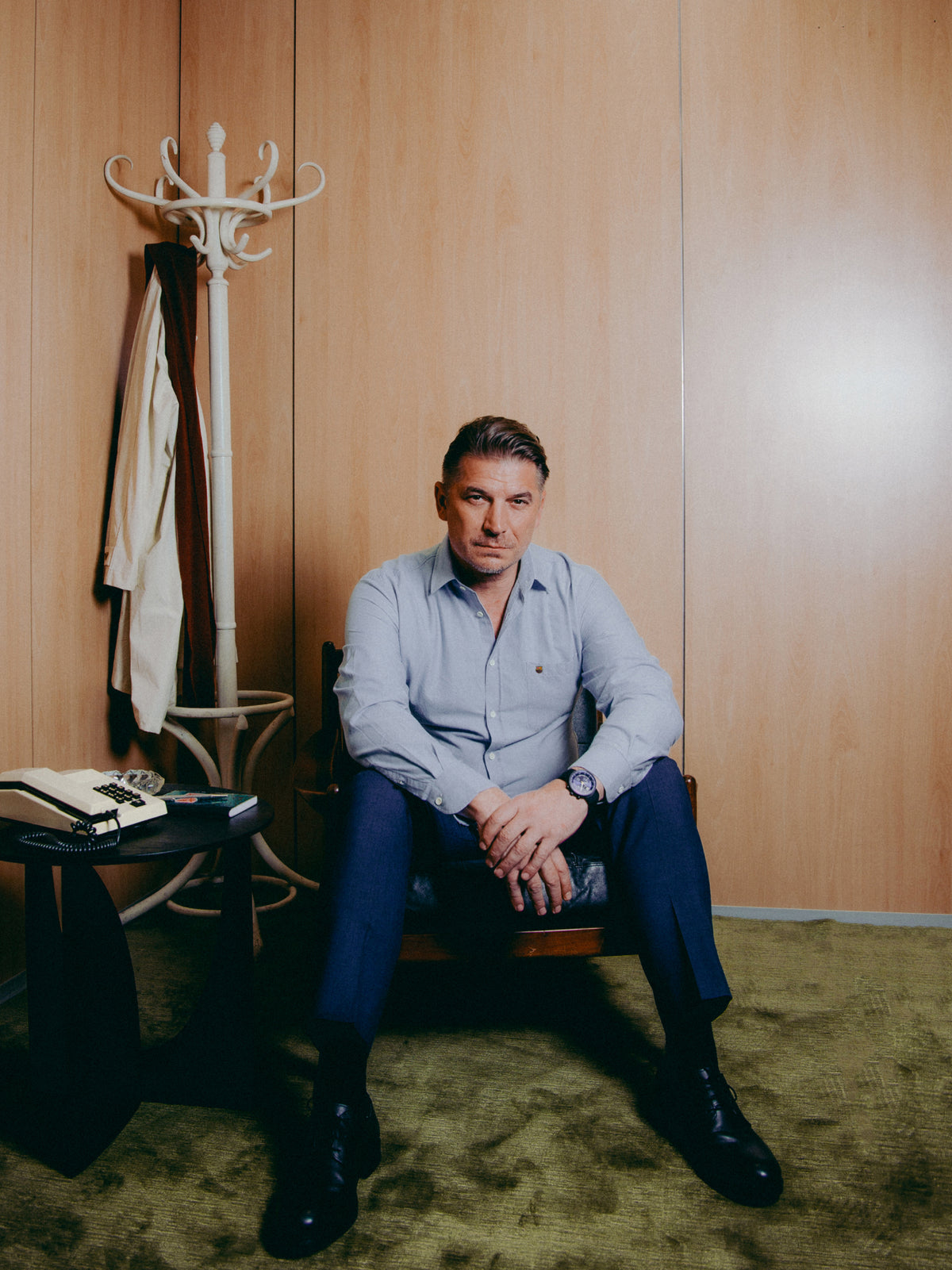 The Club Solid Indigo Shirt