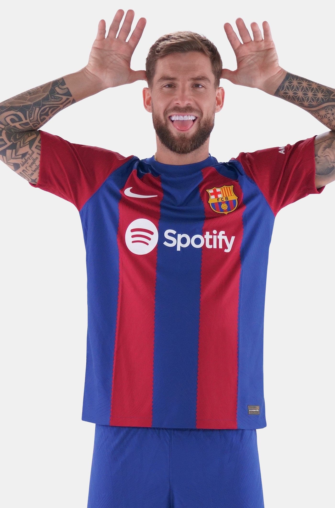 UCL FC Barcelona home shirt 23/24 Player’s Edition  - I. MARTÍNEZ