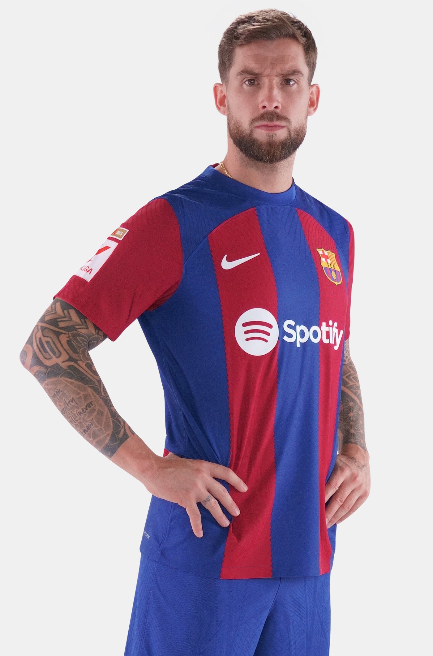 LFP FC Barcelona home shirt 23/24 Player's Edition - I. MARTÍNEZ