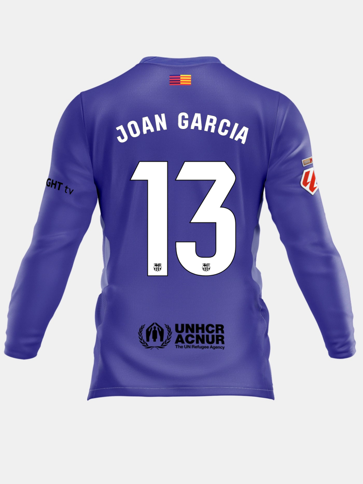JOAN GARCIA | La Liga Junior goalkeeper away jersey 25/26 FC Barcelona x Kobe Bryant