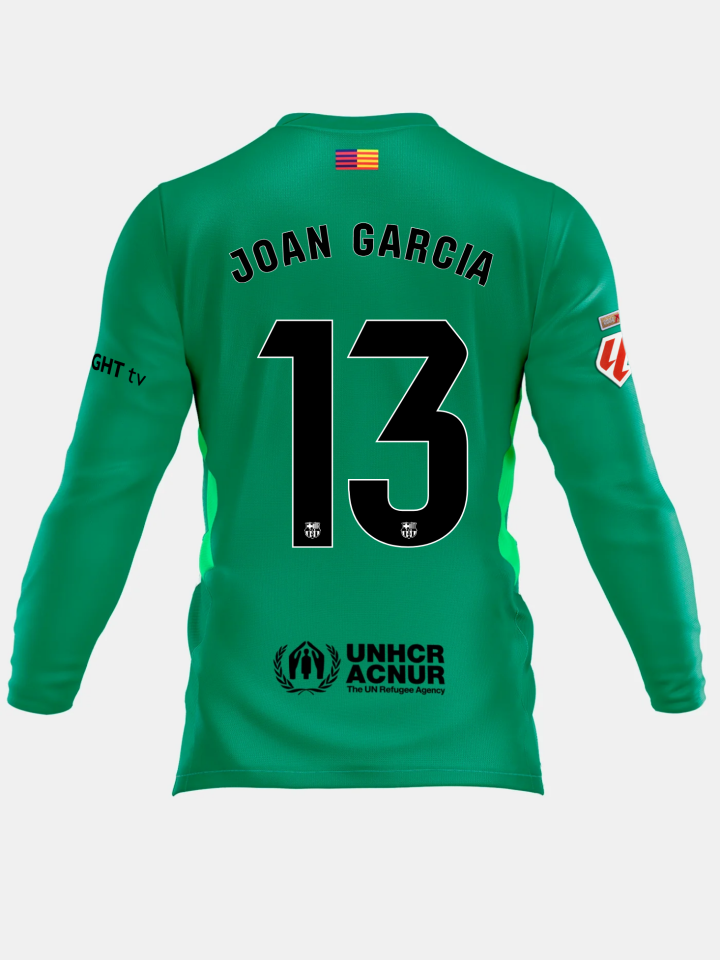 JOAN GARCIA | La Liga Junior goalkeeper jersey 25/26 FC Barcelona
