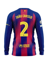 JOÃO CANCELO | UCL Men's home jersey 25/26 FC Barcelona Long-sleeve