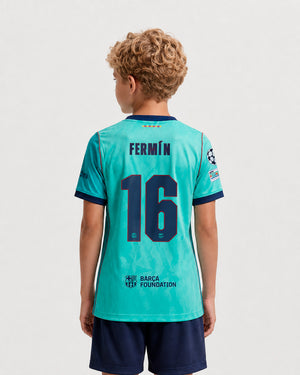 FERMÍN | UCL Camiseta junior tercera equipación 26/27 FC Barcelona