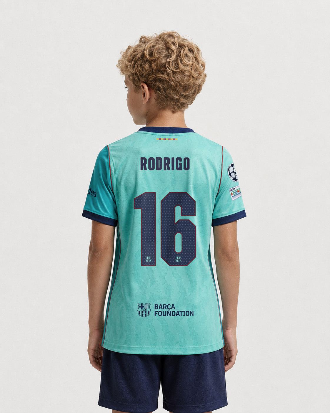 RODRI | UCL Camiseta junior tercera equipación 26/27 FC Barcelona - Edición Jugador
