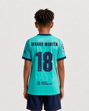 GERARD MARTIN | UCL Camiseta junior tercera equipación 26/27 FC Barcelona
