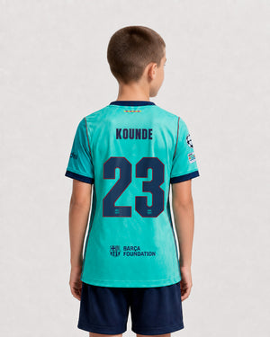 KOUNDE | UCL Camiseta junior tercera equipación 26/27 FC Barcelona