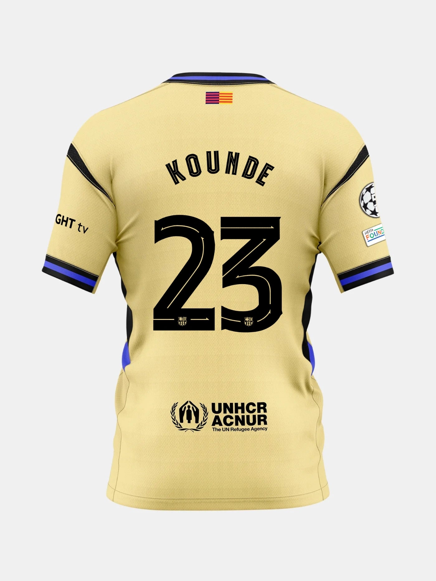 KOUNDE | UCL Junior away jersey 25/26 FC Barcelona x Kobe Bryant