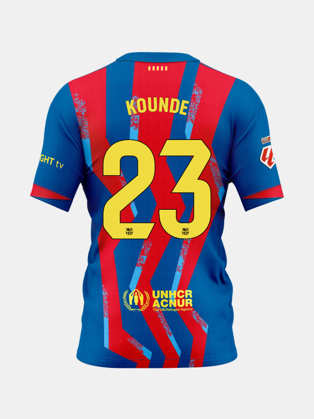KOUNDE | La Liga Camiseta cuarta equipación 25/26 FC Barcelona - Niño/a