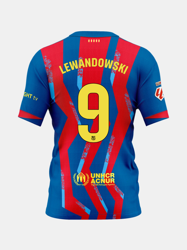 LEWANDOWSKI | La Liga Camiseta cuarta equipación 25/26 FC Barcelona - Niño/a