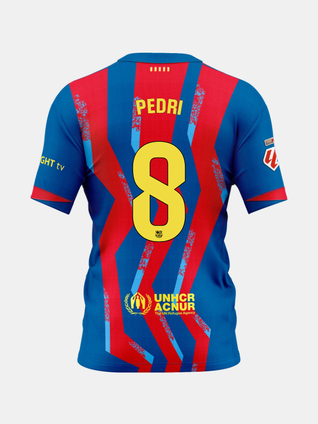 PEDRI | La Liga Camiseta cuarta equipación 25/26 FC Barcelona - Niño/a