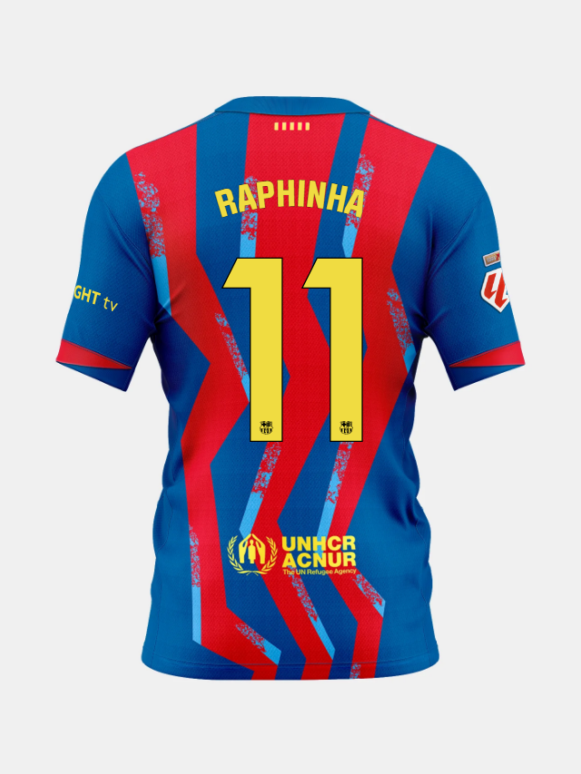 RAPHINHA | La Liga Camiseta cuarta equipación 25/26 FC Barcelona - Niño/a