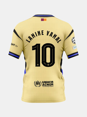 LAMINE YAMAL | UCL Camiseta niño/a segunda equipación 25/26 FC Barcelona x Kobe Bryant - Edición Jugador