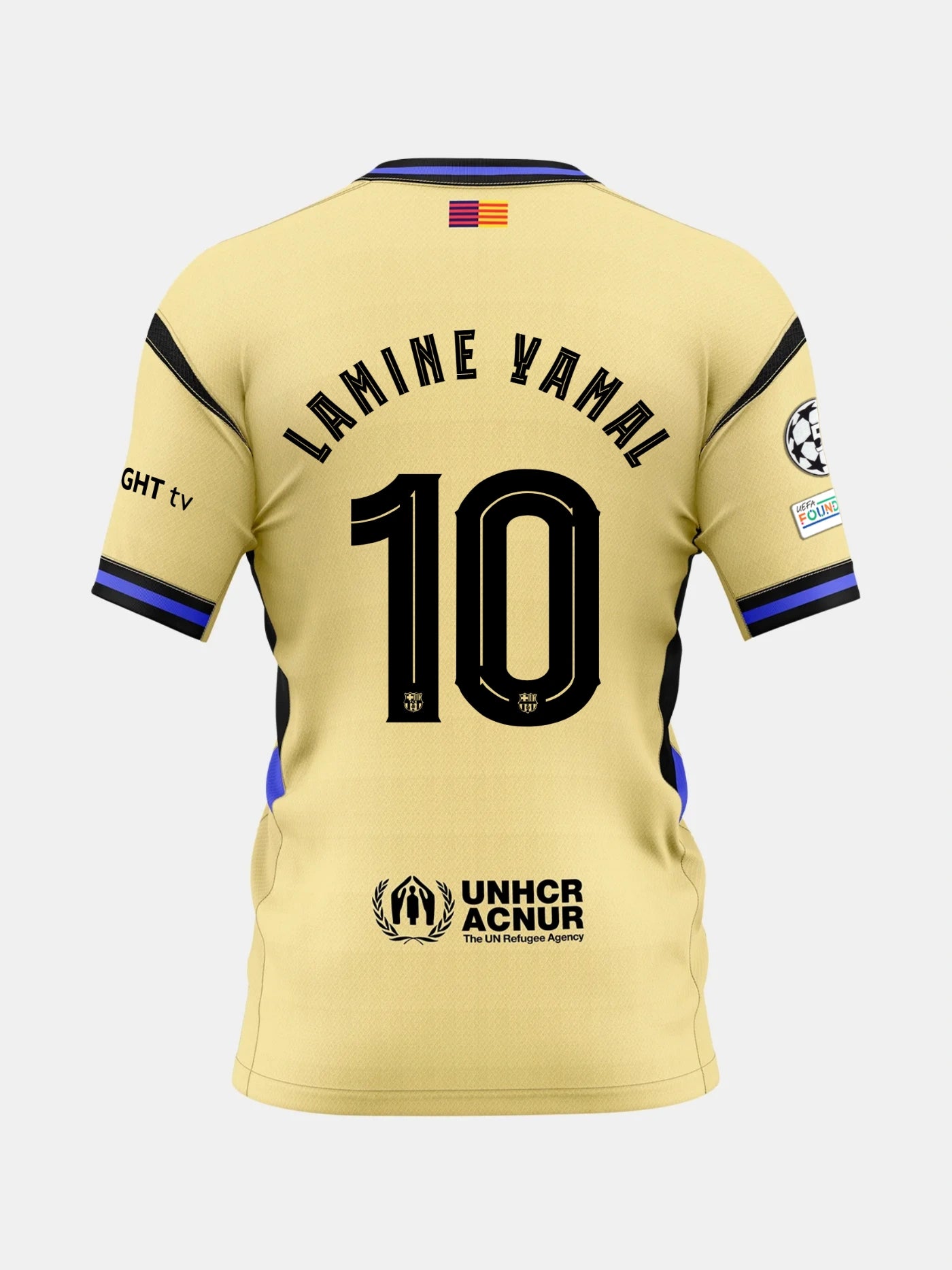 LAMINE YAMAL | UCL Junior away jersey 25/26 FC Barcelona x Kobe Bryant ...