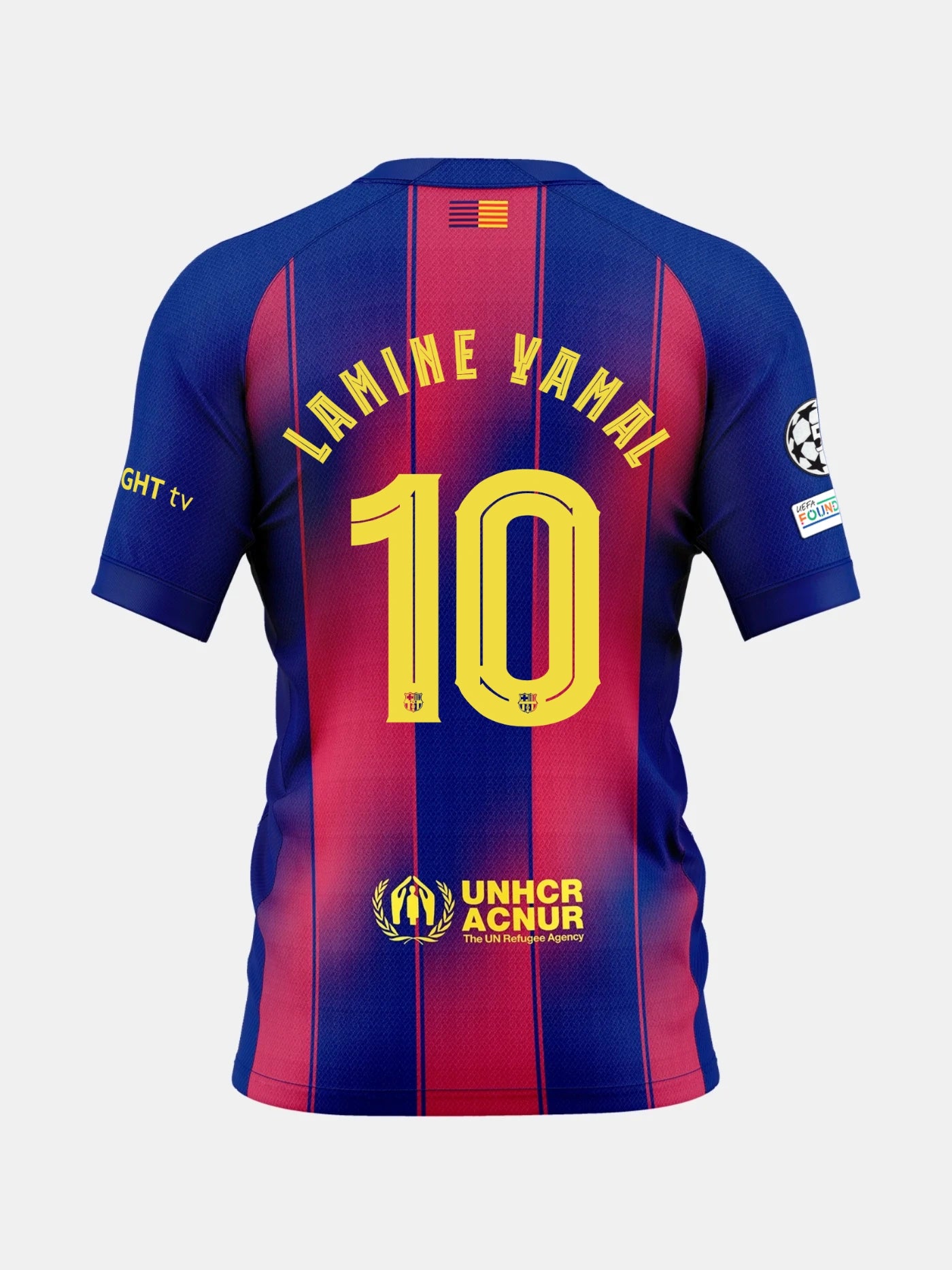 LAMINE YAMAL | UCL Junior home jersey 25/26 FC Barcelona - Player's Edition