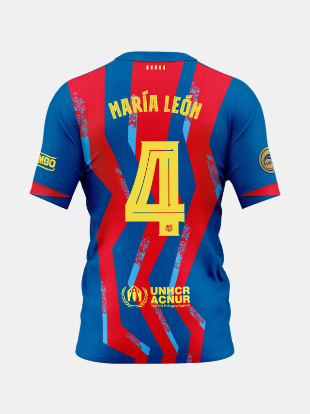 MARÍA LEÓN | LIGAF Maillot Fourth 25/26 FC Barcelona - Femme