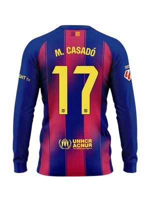 M. CASADÓ | La Liga Maillot homme domicile 25/26 FC Barcelona Manches longues